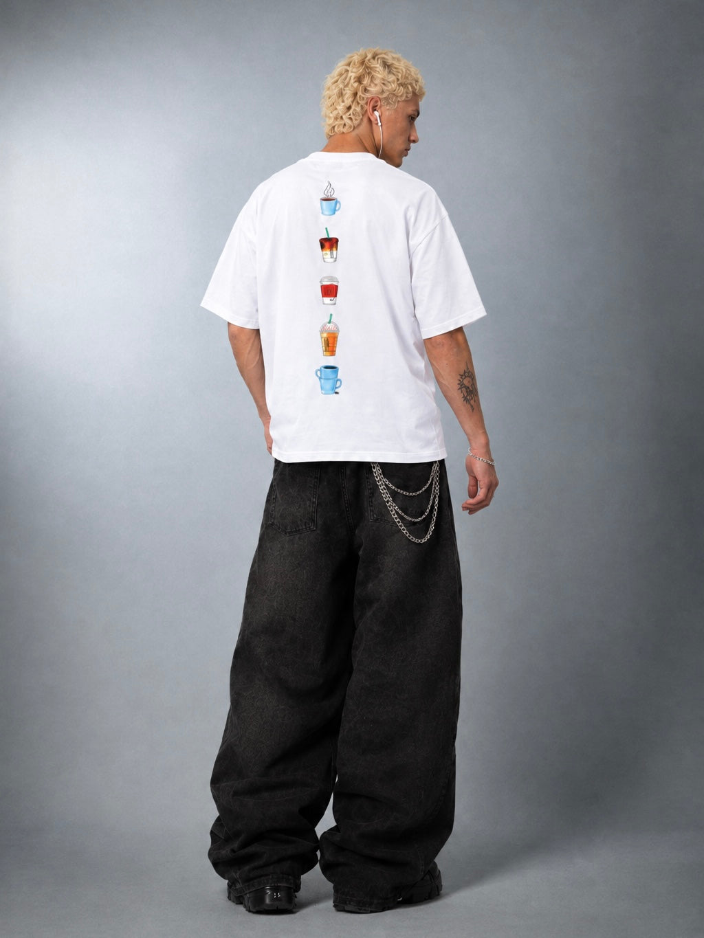 Brew Stack Tee - White