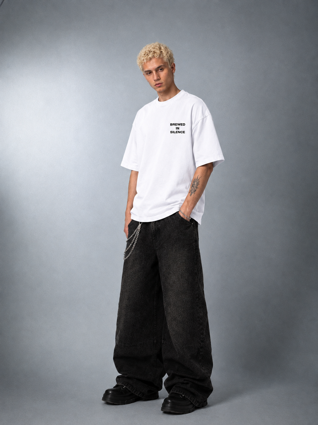 Brew Stack Tee - White