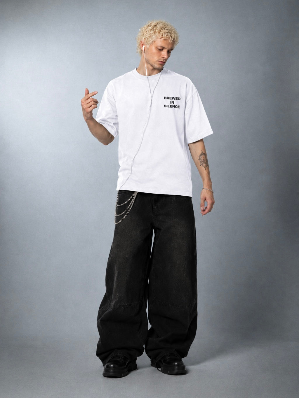 Brew Stack Tee - White