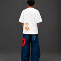 Saffron Flow Tee - White