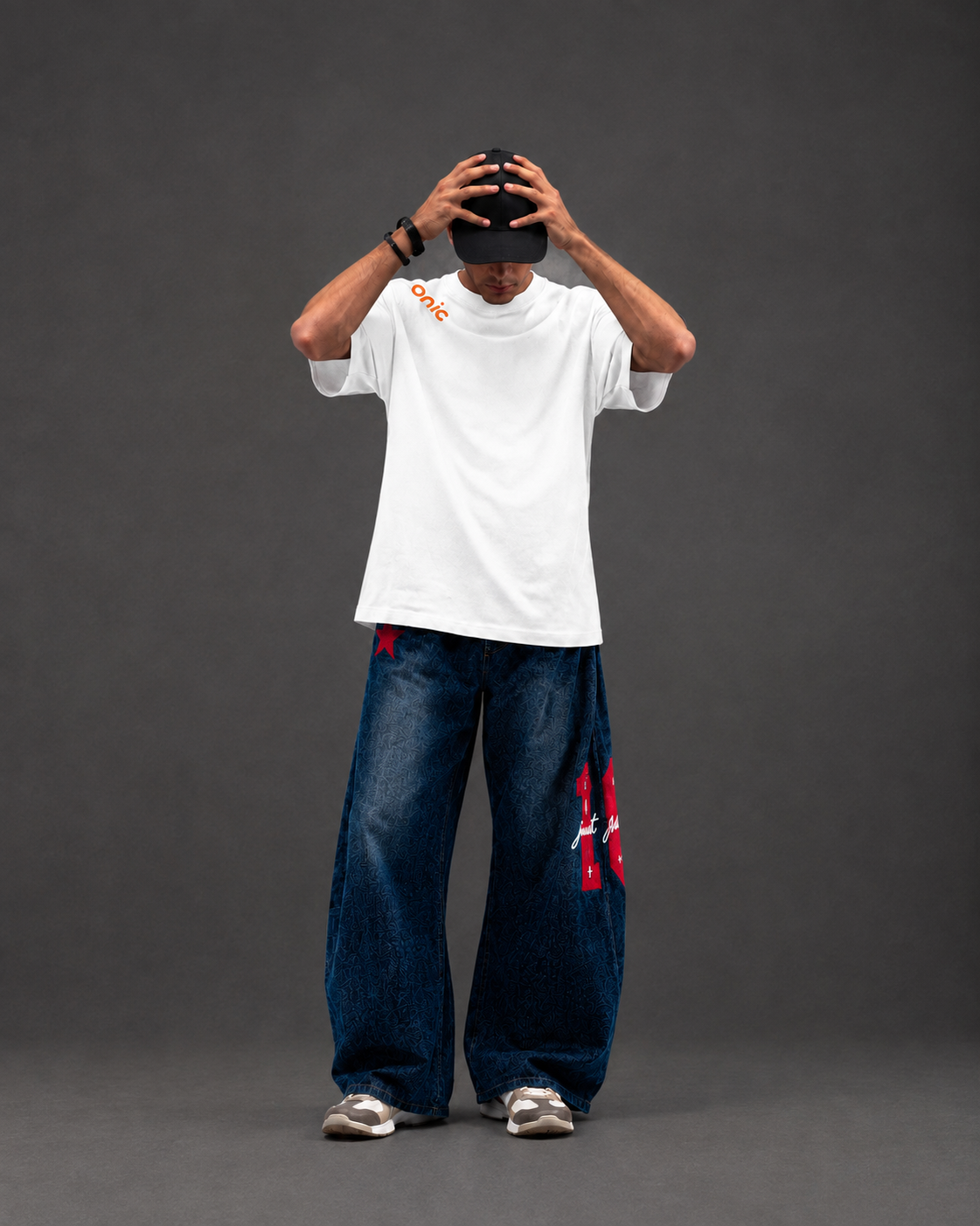 Saffron Flow Tee - White