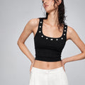 Starlight Button Tank Top