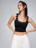 Starlight Button Tank Top