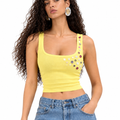 Berry Pop Button Tank