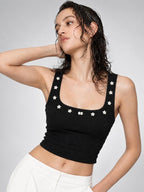 Starlight Button Tank Top
