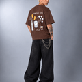 Caffein - Mix Tee (Brown)