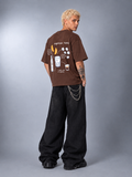 Caffein - Mix Tee (Brown)